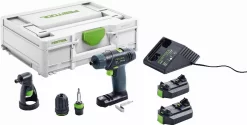 Perceuse-visseuse Sans Fil FESTOOL TXS 2,6-Set - 2 Batteries 10.8V 2.6Ah + Chargeur + Systainer + Renvoi D'angles - 576102 7 Perceuse-visseuse Sans Fil FESTOOL TXS 2,6-Set - 2 Batteries 10.8V 2.6Ah + Chargeur + Systainer + Renvoi D'angles - 576102 -Bosch Soldes VOA70085 1
