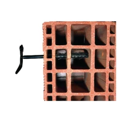 Arrêt Volet Parpaing Brique Creuse 190 Mm Tige Ø10mm Acier Noir X25 -Bosch Soldes application brique creuse