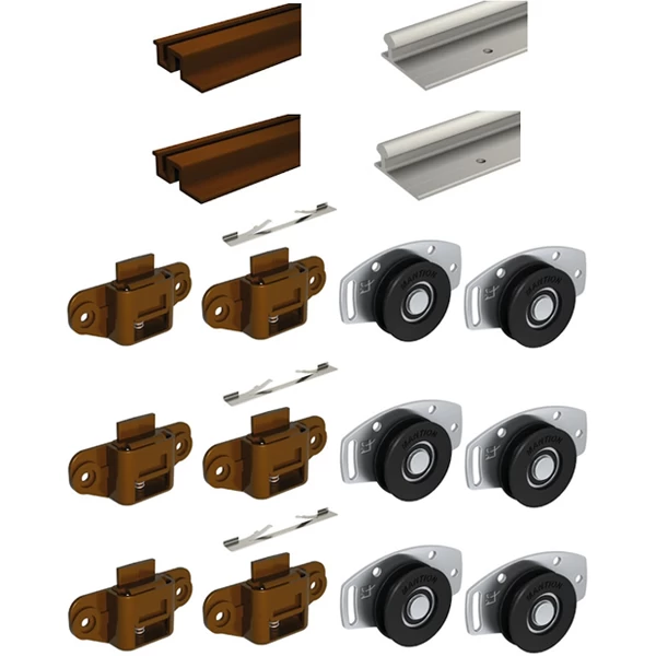 Ensemble Porte Coulissante De Placard Mantion Pico 60 - 3 Mètres 4 Ensemble Porte Coulissante De Placard Mantion Pico 60 - 3 Mètres – Image 2
