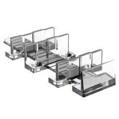Guide Bas Universel Réglable Mantion En Polycarbonate Pour 2 Portes
