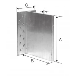 Étrier En âme Aluminium Simpson BTALU1200 Simpson-Strong-Tie