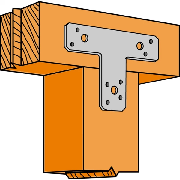 Ferrure De Renforcement En T Simpson Strong-Tie 66T 5 Ferrure De Renforcement En T Simpson Strong-Tie 66T – Image 3