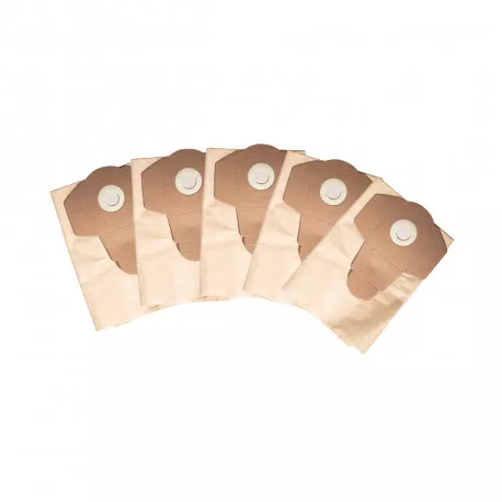 Lot De 5 Sacs à Poussière En Papier Pour Aspirateurs Scheppach - 20 L - 7907709703 3 Lot De 5 Sacs à Poussière En Papier Pour Aspirateurs Scheppach - 20 L - 7907709703