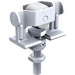 Monture CADETTE Avec Galet Nylon Monté Sur Bague Rilsan Capacité 40 Kg Mantion 0222