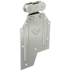 Monture De Fixation Sur Plat Mantion Pour Rail 62x55 - Lot De 2