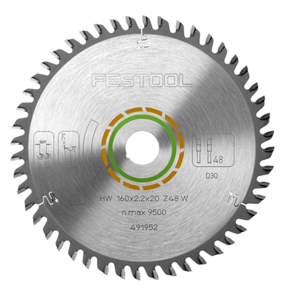 Lame Scie Circulaire Spéciale 160x2.2x20 TF52 Festool 496306 4 Lame Scie Circulaire Spéciale 160x2.2x20 TF52 Festool 496306 – Image 2
