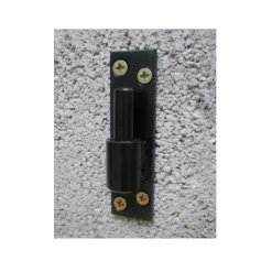 Gond De Volet Sur Platine Percée ING Fixations - Noir - 20 Mm