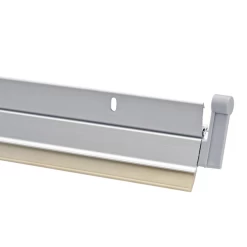 Plinthe à Visser Pivotante Automatique En Applique - Klovent 47 KV - Anodisé Argent - 0.83 M